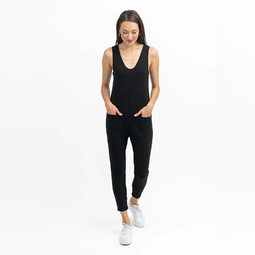 Smash + Tess Saturday Romper in Black